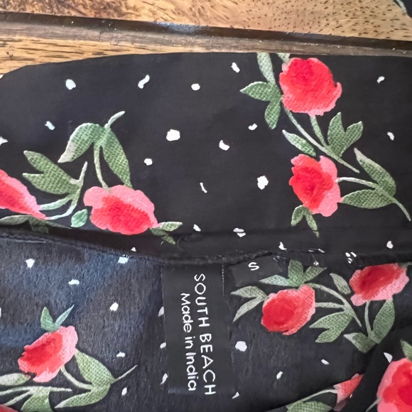 SOUTH BEACH ASOS rose wrap skirt set - Picture 3 of 4